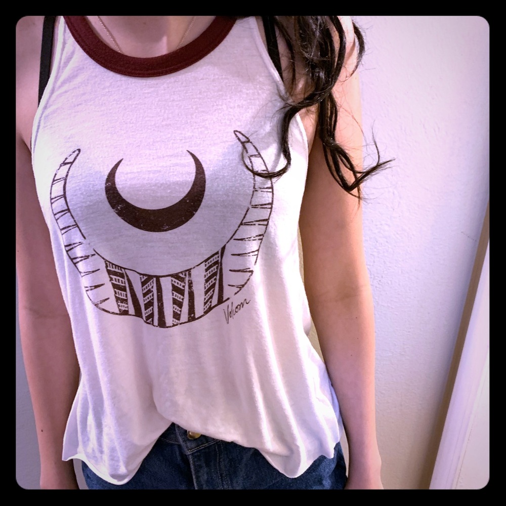 XS Volcom  Racerback  tank.